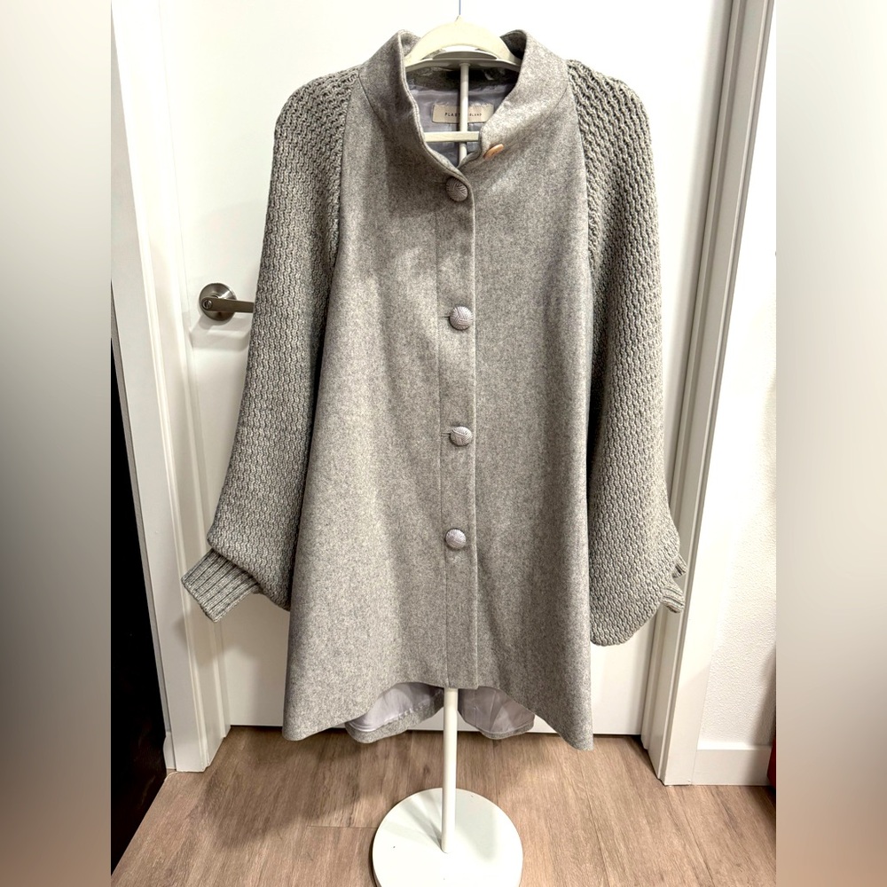 Plastic Island Swing Coat, size L